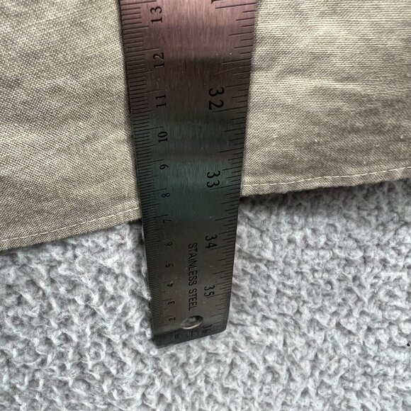 Roper Womens Western Shirt XL Khaki Blue Cowgirl Chic Ranch Rodeo Heritage Boho - Picture 8 of 9